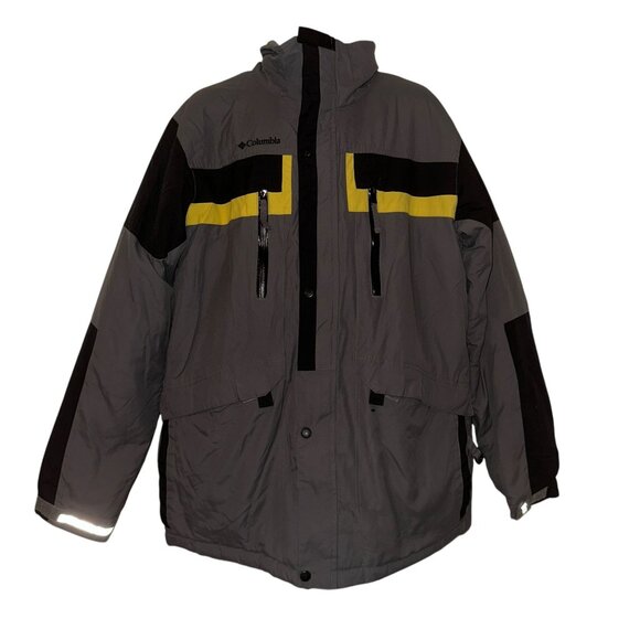 Columbia Other - Columbia Winter Coat Big Boys 18 20 Gray Hooded Lined Insulation Pockets
